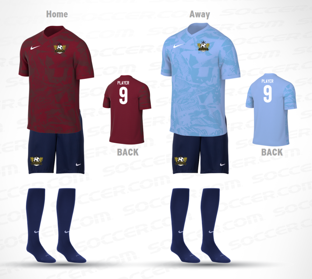 East Lansing Soccer Club Uniform Kit